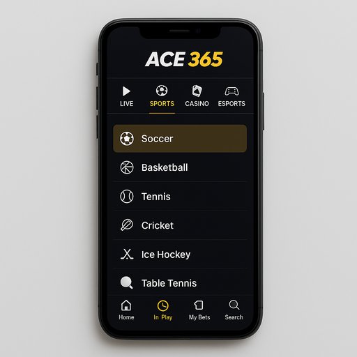 ACE365 mobile app screen