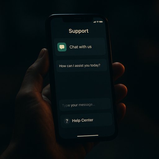 ACE365 support chat and help center inside the app