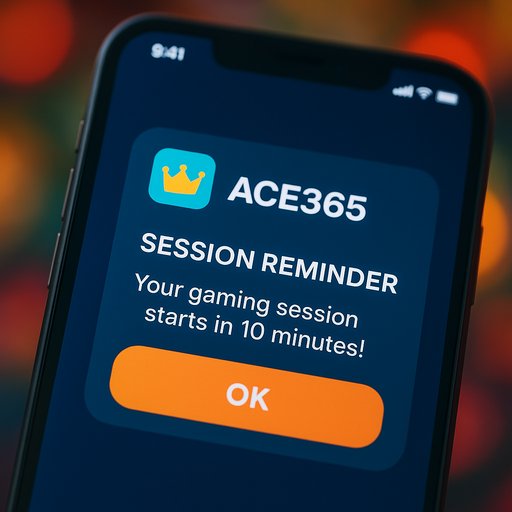 ACE365 session reminder screen